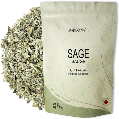 Pure Sage Leaves – Loose Herbal Tea – Marcoina
