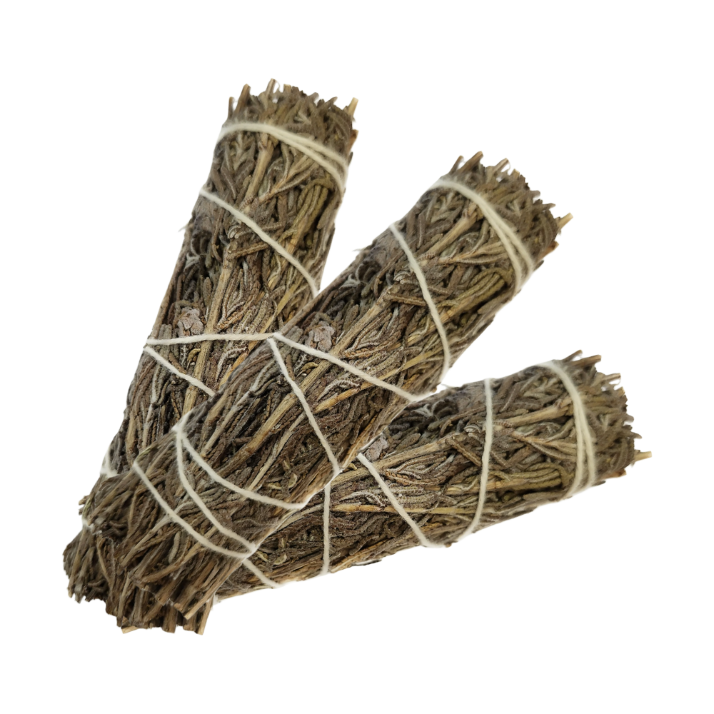 Dried Lavender Smudge (4 inches) - Quantity: 3