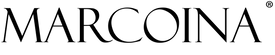 Marcoina logo in black text on a white background