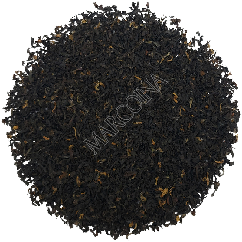 “Loose leaf Assam Gingia black tea 100g by Marcoina”

“TGFOP1 grade whole leaf black tea in resealable pouch”

“Premium Indian black tea for hot and iced tea”

“Camellia sinensis black tea with medium caffeine”