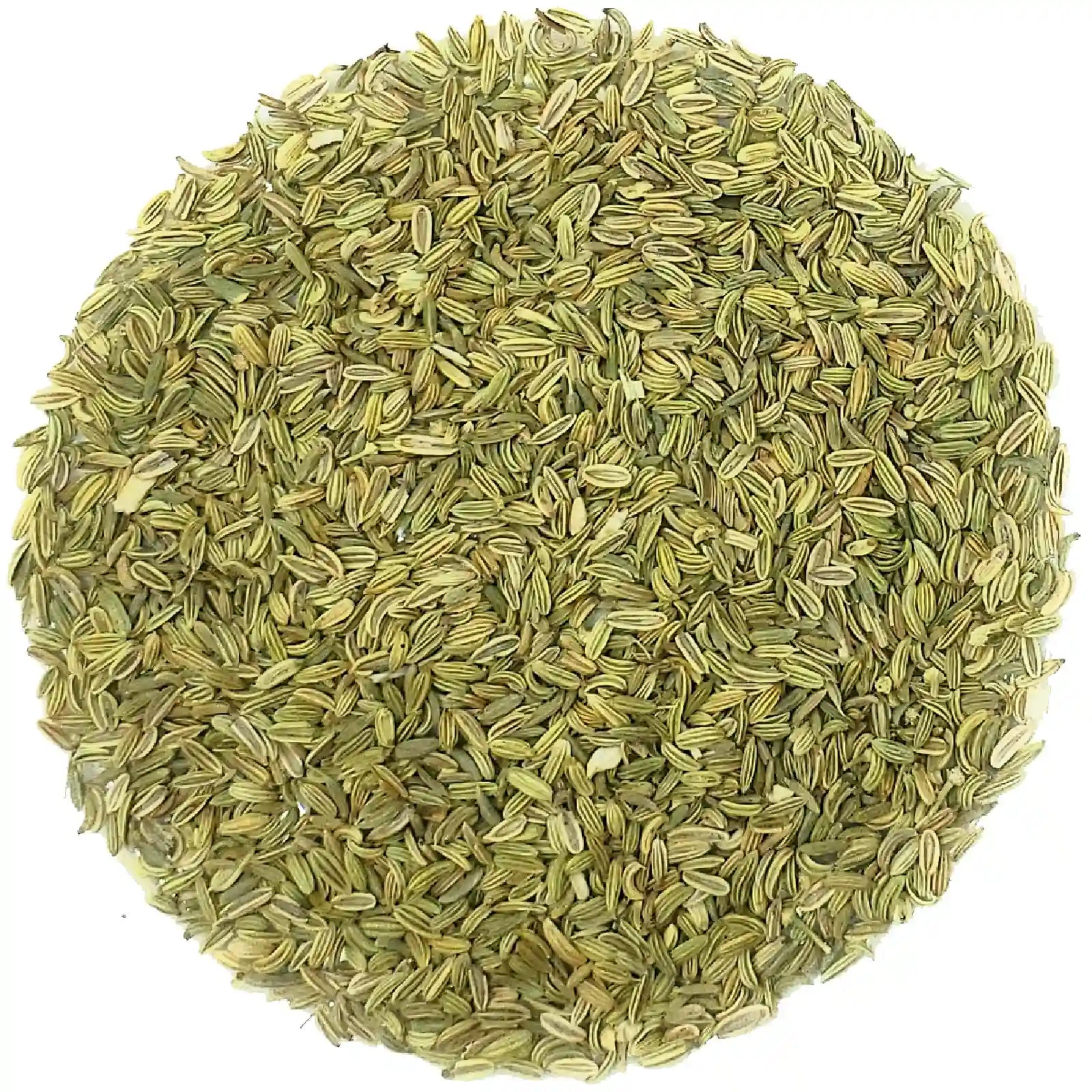 Bag of Marcoina Organic Whole Fennel Seeds on a white background